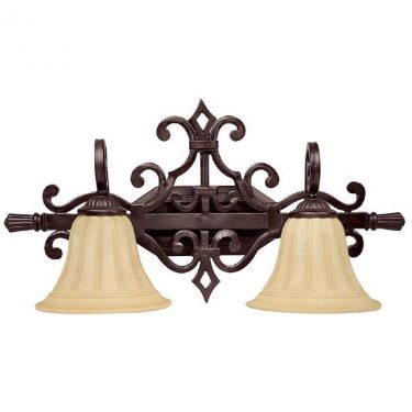 Two Light Medium Bronze Vanity (1052MBZ-268)