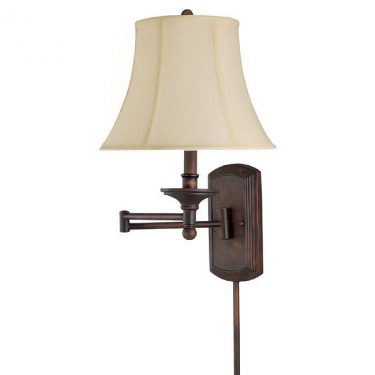 One Light Burnished Bronze Wall Light (1911BB-502)