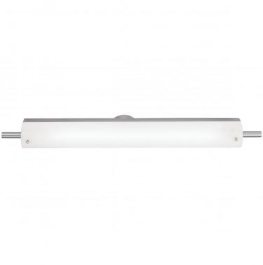 Vail Brushed Steel 1 Light Bath Vanity (31002)