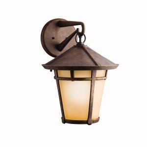 Melbern Aged Bronze Outdoor Wall One Light (9054AGZ)