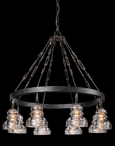 Menlo Park 8-Light Chandelier Medium (F3136)