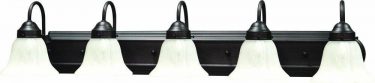 Minster 5-Light Antique Bronze Bathroom Vanity (V1345-79)