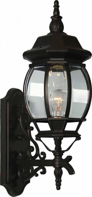 1-Light Black Outdoor Wall Sconce (V8750-5)