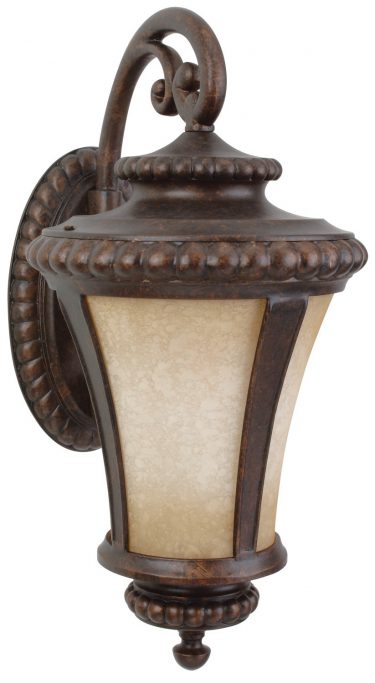Outdoor Peruvian Bronze One Wall Light (Z1224-112)