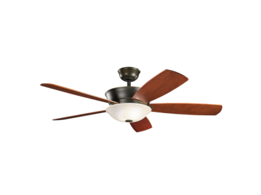 Five Blade 54" Ceiling Fan With Light Kit (300167OLZ)
