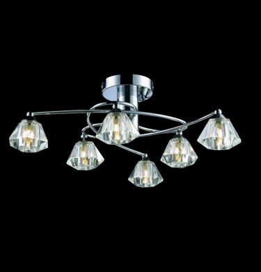Six Light Livi Flush Mount (FM1816)